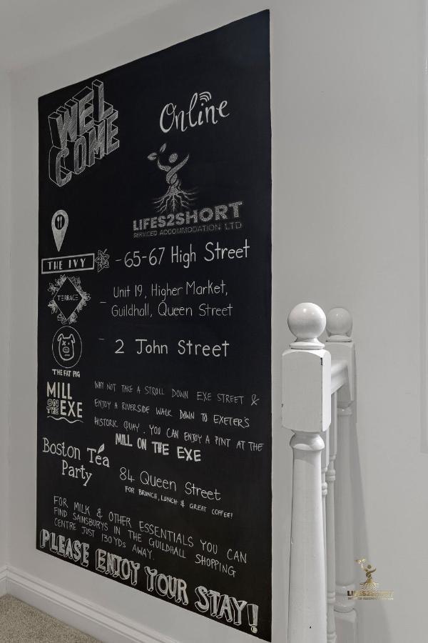 Luxe Courtyard Apartment For 4 Near Exeter City Centre المظهر الخارجي الصورة